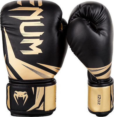 Venum Challenger 3.0 03525 Synthetic Leather Boxing Competition Gloves Black