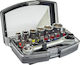 Benson Ratschen- und Steckschlüssel-Set mit 1/4" Kastanien und Haselnüssen 24 Stück