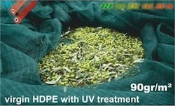 Spartan Olive Net Made of HDPE Density 90g/m²