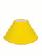 VK Lighting Konisch Lampenschirm Gelb mit Durchmesser 30cm