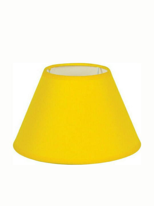 VK Lighting Κωνικό Καπέλο Φωτιστικού Κίτρινο με Διάμετρο 20cm