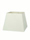 VK Lighting Square Lamp Shade White W25xH20cm