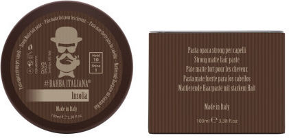 Barba Italiana Insolia Strong Matte Hair Paste για Δυνατό Κράτημα & Ματ Αποτέλεσμα 100ml