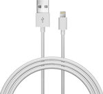 Just Wireless USB-A to Lightning Cable White 1.5m (6501)