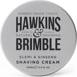 Hawkins & Brimble Shaving Cream Creme Rasieren mit Aloe für empfindliche Haut 100ml HAW005