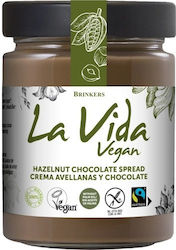 Brinkers Pralină Tartinabilă Vegană Organică La Vida Vegan Tartinabil Cu Ciocolată Și Alune 270gr