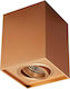 VK Lighting Single Spot with Socket GU10 in Copper Color