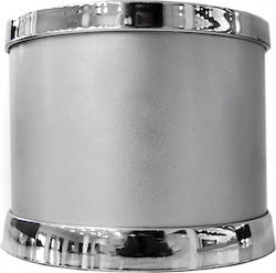 Autoline Car Cup Holder Onyx 1 Position with Adhesive Tape Silver in Silver Color