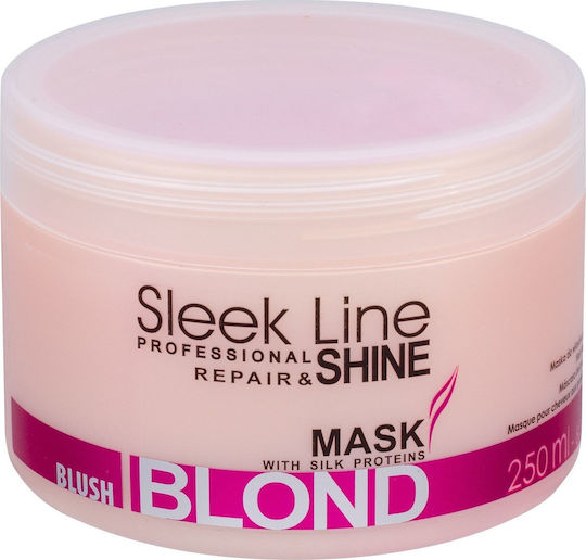 Stapiz Sleek Line Blush Blond Haarmaske Für Farbschutz 250ml