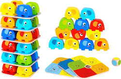 Tooky Toys Stapelspielzeug Ελεφαντάκια Ισορροπίας aus Holz für 36++ Monate