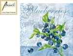 AMB SERVIETTEN 33X33 BLAUBEEREN