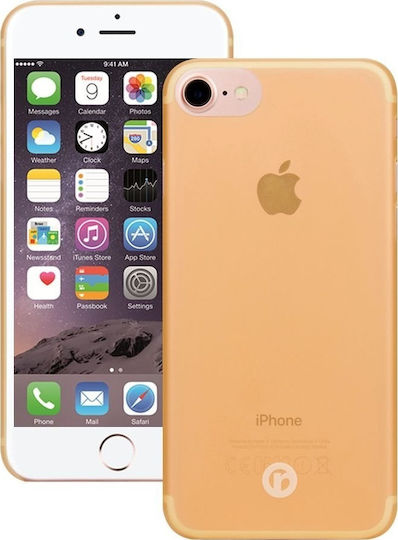 Redneck iPhone 8 7 6s 6 Svelto Ultra Thin 0.35mm Back Cover Plastic 0.35mm Orange (iPhone SE 2022/2020)