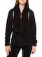 Karmen Women's Cardigan with Zipper Black