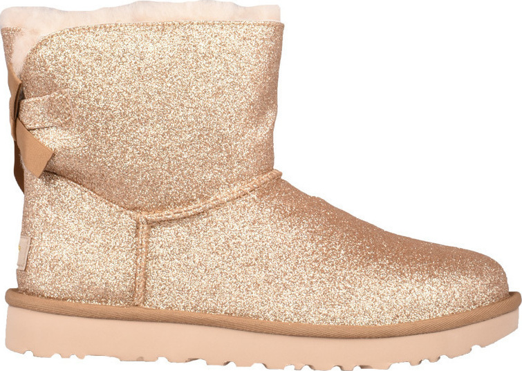 mini bailey bow sparkle gold