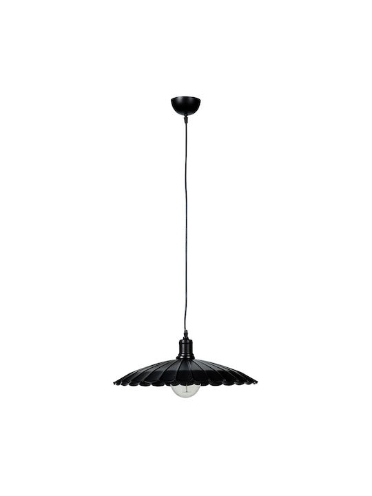 ARlight Pendant Light Single-Light Bell for Socket E27 Black 0084357