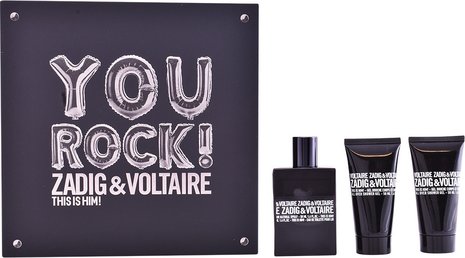 Zadig & Voltaire This Is Him! You Rock! Eau de Toilette 50ml & 2x
