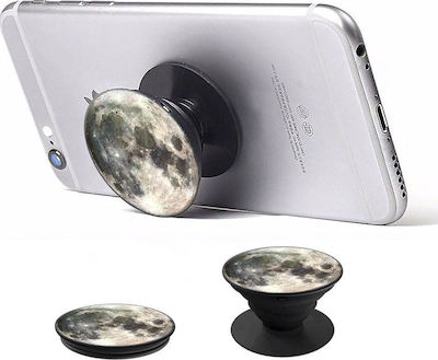 Pop Socket Κινητού Moon Μαύρο