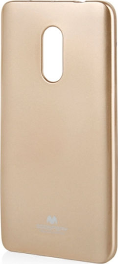 Mercury Jelly Back Cover Silicone Gold (Redmi 5 Plus)