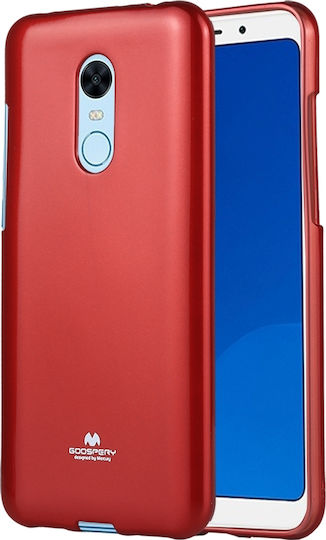 Mercury Jelly Back Cover Silicone Red (Redmi 5 Plus)