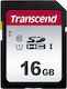 Transcend 300s SDHC 16GB Class 10 U1 V30 UHS-I