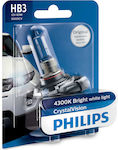 Philips Lămpi Autoturismului & Motocicletei CrystalVision HB3-9005 Halogen 4300K Alb natural 12V 60W 1buc