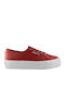 2730 Suede Γυναικεία Flatforms Sneakers Κόκκινα