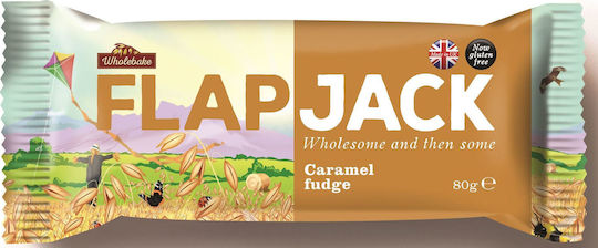 Wholebake Bar Flapjack / Oat / Energy with Caramel Fudge (1x80gr) 80gr