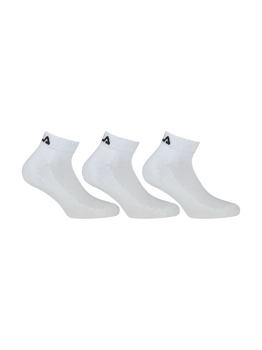 Fila Αθλητικές Κάλτσες Λευκές 3 Ζεύγη