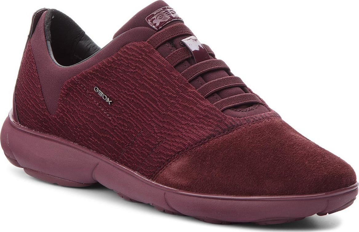 Baskets Geox Femme D Nebula C - Pois En Daim - Taille 36 - Neuf Avec Boîte