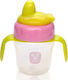 Cangaroo Non Slip Cup Educational Sippy Cup Plastic with Handles Pink for 6m+m+ 150ml 103017