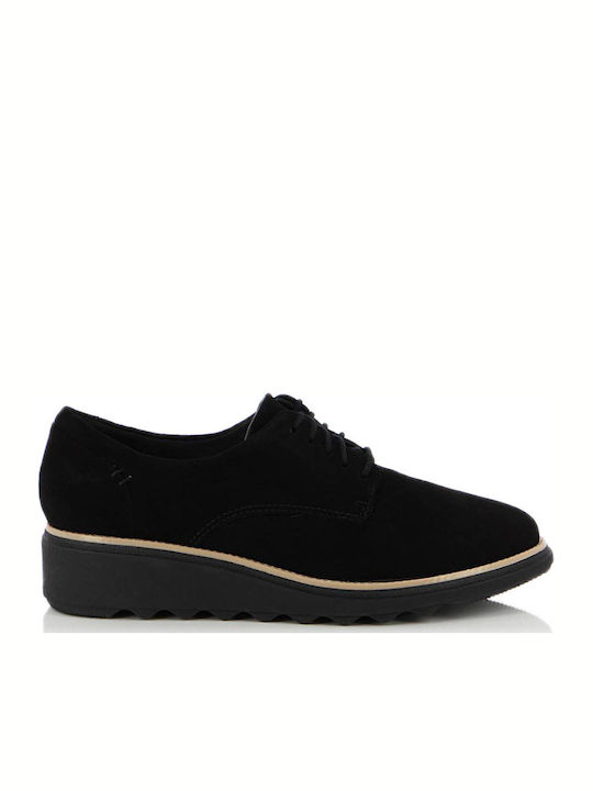 Sharon Noel Women's Leather Oxford Shoes Black