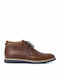 Damiani 698 Men's Leather Boots Tabac Brown