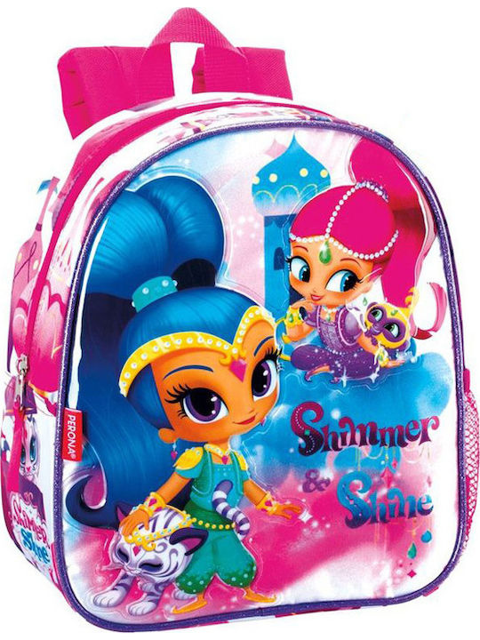 Paxos Shimmer And Shine Schulranzen Rucksack Kindergarten in Rosa Farbe