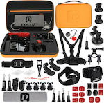 Puluz Σετ Αξεσουάρ 45 in 1 Ultimate Combo Kit για Action Cameras