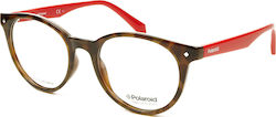 Polaroid Rame Ochelari Acetat Maro Tortoise PLD...