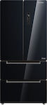 Morris Ψυγείο Ντουλάπα 535lt Total NoFrost Υ189.8xΠ83.3xΒ68.5εκ. Μαύρο