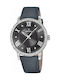 Festina Boyfriend Watch with Gray Leather Strap