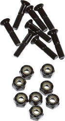 Emillion Mounting Hardware 1" Black Βίδες & Παξιμάδια Skateboard