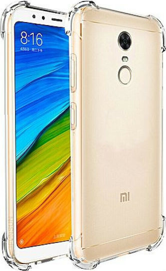 Anti Shock Umschlag Rückseite Silikon 0.5mm Transparent (Redmi 5 Plus)
