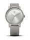 adidas District M1 Ανδρικό Ρολόι 42mm Μπαταρίας με Ασημί Μεταλλικό Μπρασελέ