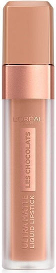 L'Oreal Paris Les Chocolates Ultra Matte Long Lasting Liquid Lipstick Matte 844 Sweet Tooth 7.6ml