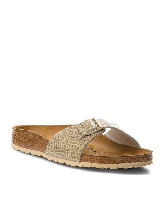 Birkenstock Madrid Women's Flat Sandals In Beig...