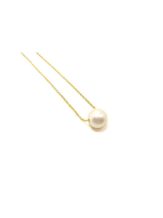 14K Gold Halskette mit Perle