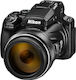Nikon Coolpix P1000 Compact Φωτογραφική Μηχανή 16MP Οπτικού Ζουμ 125x με Οθόνη 3.2" και Ανάλυση Video 4K UHD Μαύρη