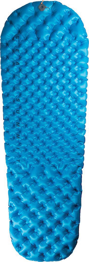 Sea to Summit Comfort Light Single Camping Sleeping Mat 40x40cm Thickness 6.3cm in Blue color
