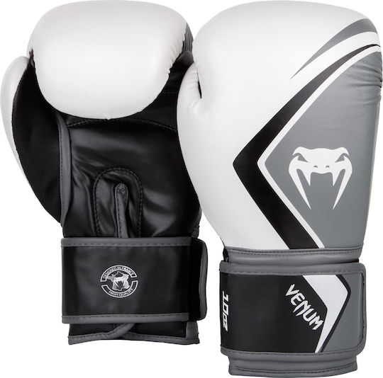 Venum Contender 2.0 Synthetic Leather Boxing Competition Gloves White