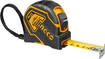 Ingco Tape Measure with Auto-Rewind 25mm x 8m