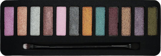 W7 Cosmetics Metal Pop Paletă Cu Fard De Pleoape În Formă Presată 15.6gr