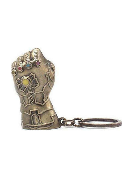 Bioworld Keychain The Avengers Infinity War Thanos Fist 3D Metallic