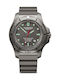 Victorinox I.N.O.X Professional Diver Titanium Ανδρικό Ρολόι 45mm Μπαταρίας με Γκρι Μεταλλικό Μπρασελέ